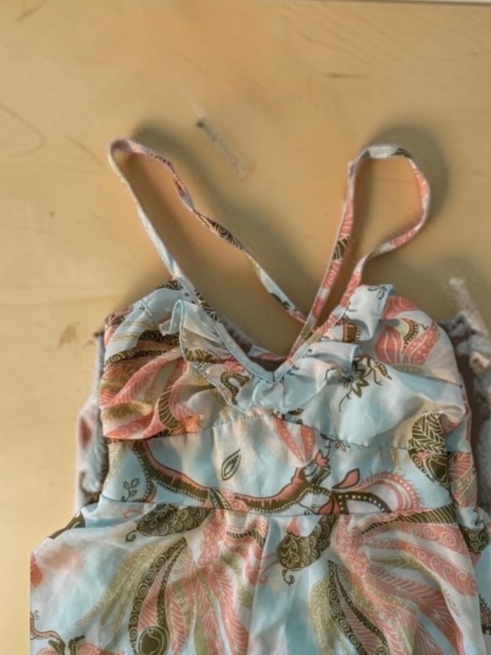 H&M Tiered Ruffle Dress Size 6 - Picture 4 of 11
